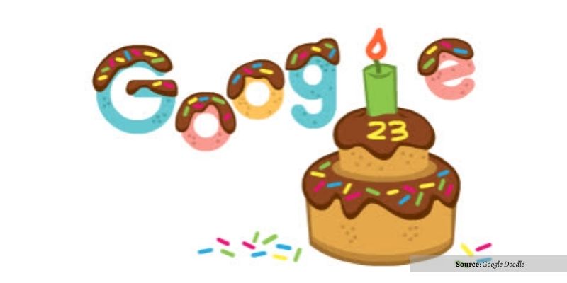 Google Ulang Tahun ke-23, Doodle Berbentuk Kue Yang Lucu!