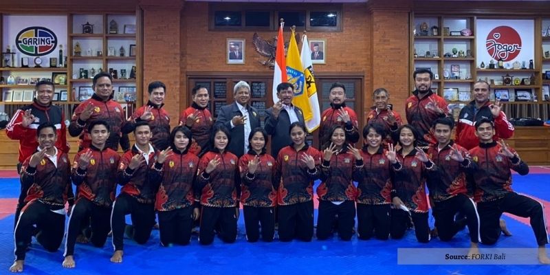 Intip Persiapan Kontingen Karate Bali Dalam PON XX Papua 2021