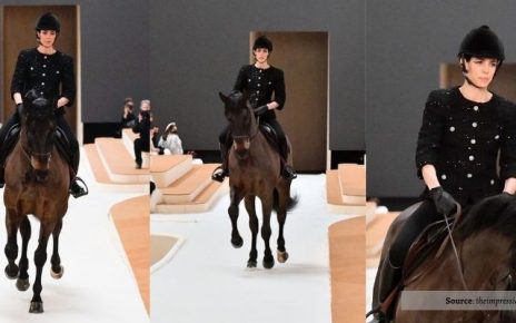 Putri Monaco Tampil Berkuda di Runway Chanel Couture 2022